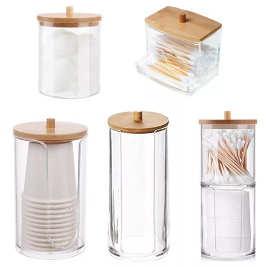 Acrylic Bamboo Lid Organizer - SobrioUS