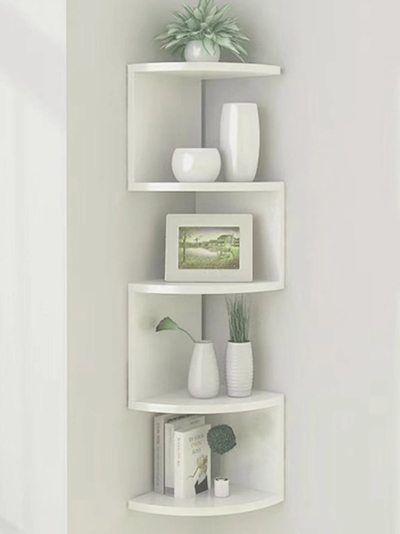 5-Tier Corner Wall Shelf - SobrioUS