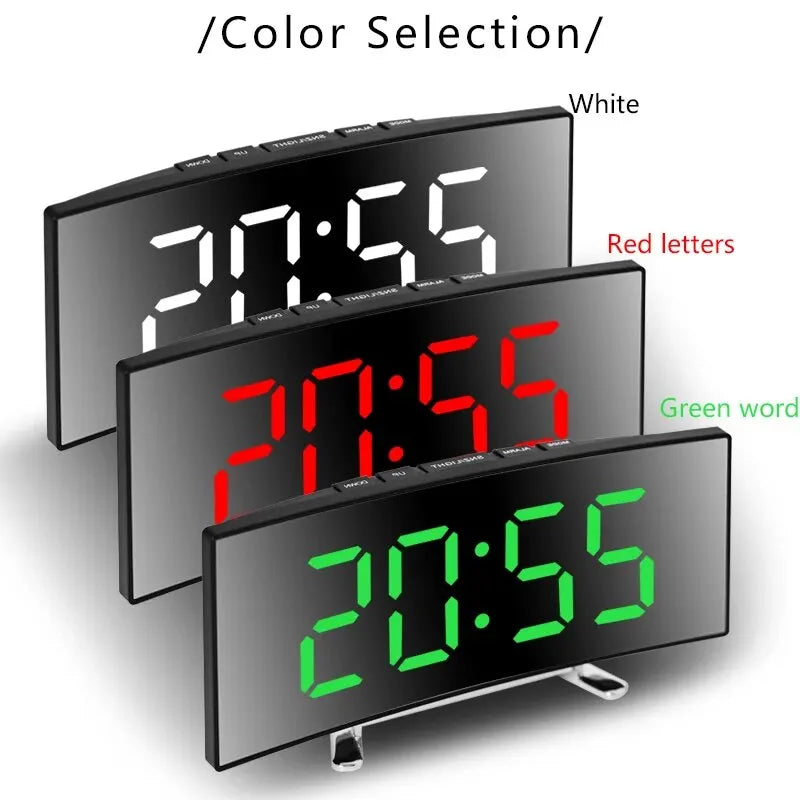 Modern Mirror Clock - SobrioUS