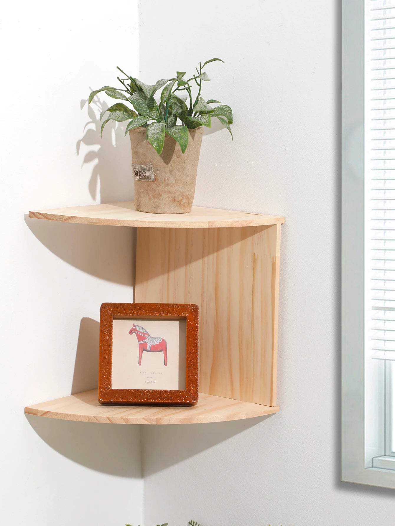 5-Tier Corner Wall Shelf - SobrioUS