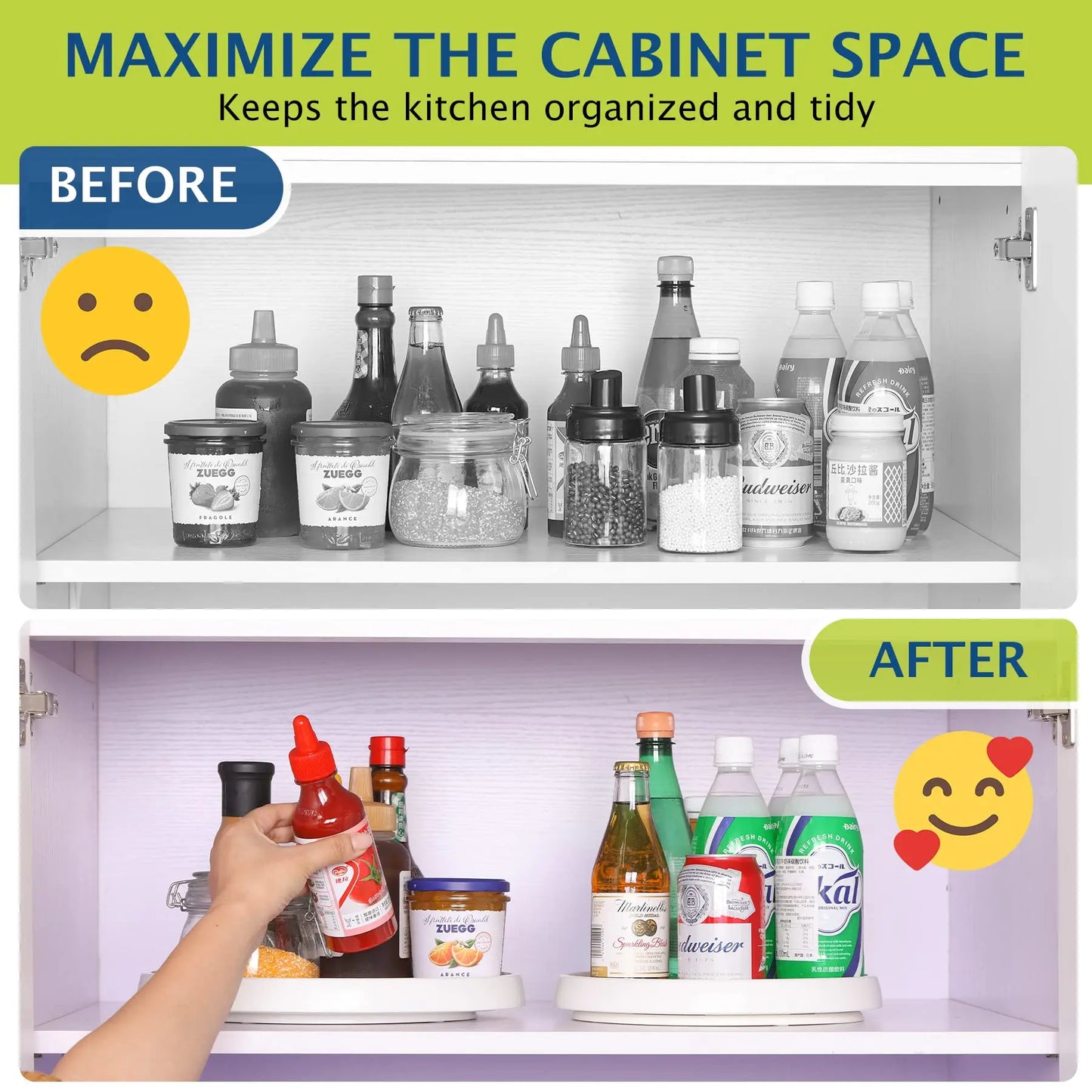 360° Non-Skid Pantry Organizer - SobrioUS